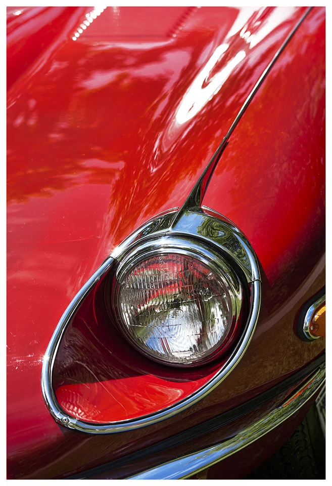 Impresión artística fotográfica tipo E Jaguar XK-E 1970 13x19 serie V12 2 4,2 L 1968 1969 1971 Foto 1 de 1