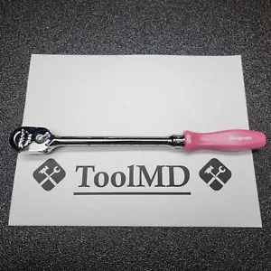 Snap-on Tools USA NEW 3/8" Drive PEARL PINK Hard Handle LONG Ratchet FHLD80 - Bild 1 von 17