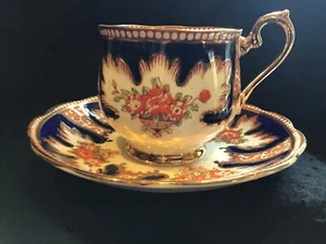 Vintage Royal Albert Crown China Demitasse Cup & Saucer Reg 769616 - Picture 1 of 15