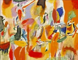 Arshile Gorky Acqua Del Mulino Fiorito Vintage Ltd Ed 1° Stampa 1960 Litografia - Foto 1 di 1