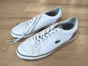 Lacoste Mens USA 9 shoes footwear white - Picture 1 of 6