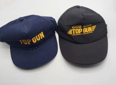 Lote 2 gorras de colección Top Gun película Snapback Maverick Stanley Proto Val Kilmer Foto 1 de 4