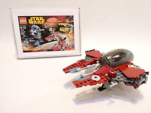 LEGO STAR WARS OBI-WAN KENOBI'S RED JEDI STARFIGHTER FROM SET 7283 NO MINIFIGURE