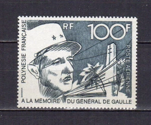 Polynésie 1972 poste aérienne Y&T70 Général de Gaulle timbre neuf MNH /TE5281 - Imagen 1 de 1