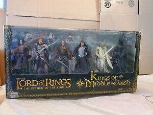 Lord of the Rings Kings of Middle Earth Gift Pack - Rare 6 Figure Toy Biz MIB