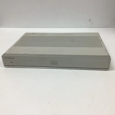 Cisco ISR 1100 Series 8Port Gb Ethernet Router C1111-8PW - Untested No AC Silver - Image 1 of 4