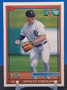 Spencer Torkelson #1 Draft Pick 2021 Topps Pro Debut #PD-151 Detroit Tigers  - Picture 1 of 8