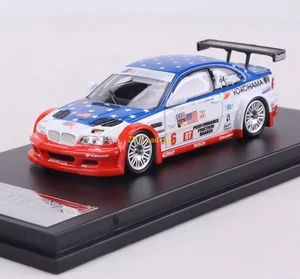 ZD DCM 1:64 Bandera Blanca M3 GTR E46 #6 Carreras Deportes Modelo Diecast Metal Coche BN - Imagen 1 de 5