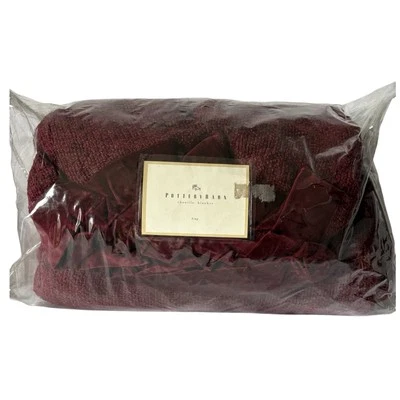 Pottery Barn Blanket Chenille Dk Red Heavy Extra Warm King / Cal King 108”x88” - Image 1 of 4