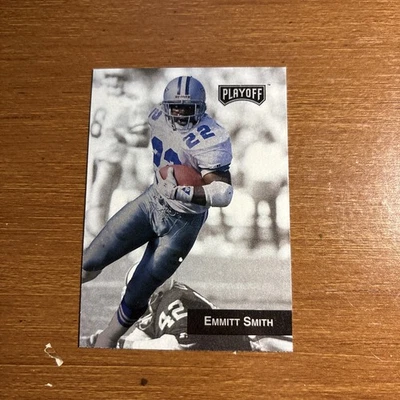 1993 Playoff #10 Emmitt Smith Dallas Cowboys HOF - Image 1 of 2