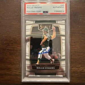 Panini 2022 - Select Baseball. Autógrafo auténtico Rollie Fingers #43 PSA - Imagen 1 de 2