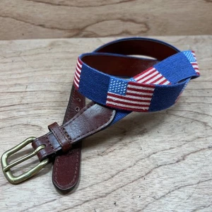 Smathers & Branson brand, Handstitched, American Flag - Sz 38 4th Of July ๐บ๐ธ - Picture 1 of 6