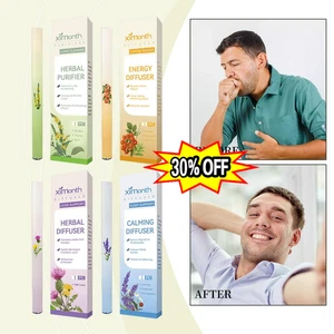 Herbal Diffuser Pen mit Extrakten aus Königskerze, Reim und Minze für Lungenreinigungs-, - Bild 1 von 23