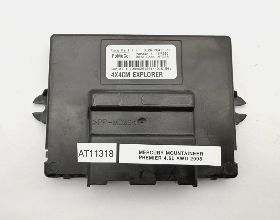 Unidad de módulo de control de caja de transferencia OEM 05-10 Mercury Mountaineer Ford Explorer Foto 1 de 4