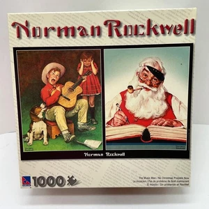 NORMAN ROCKWELL 1000 pc puzzle THE Music Man / No Christmas Problem Now NIB - Picture 1 of 7