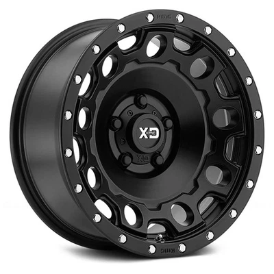 XD Series XD129 HOLESHOT Wheel 17x8.5 (34, 5x120.65, 72.56) Black Single Rim Foto 1 de 4