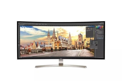 37.5" LG Curved 38UC99-W 4K UltraWide 21:9 LED LCD IPS Gaming Monitor USB-C Port - Image 1 of 4
