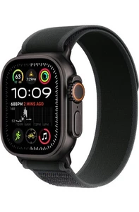 APPLE Watch Ultra 2 (2024) 49mm tytanowa obudowa Trail S/M czarna MX4U3NF/A TOWAR B - Zdjęcie 1 z 2