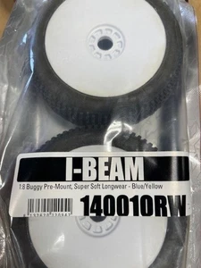 AKA 1:8 I-BEAM Super Soft Longwear Buggy Tires #AKA140010RW - Picture 1 of 1