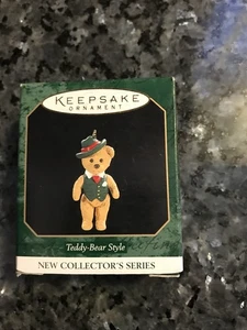 Hallmark Mini Ornament Teddybär Style #1 1997  - Bild 1 von 1