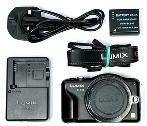 Panasonic LUMIX DMC-GF3 12.1MP Digital Camera Body **2589 shots** #1450 - Picture 1 of 11