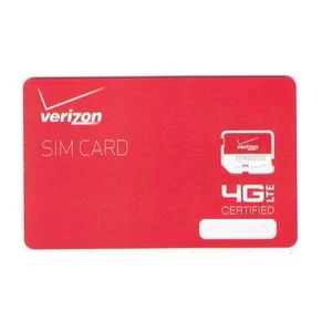 Verizon 4G LTE Micro Sim Card 3FF Droid Razr Samsung Stratosphere Galaxy Nexus - Picture 1 of 2