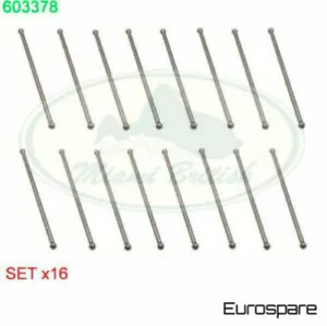 LAND ROVER ENGINE PUSH ROD SETx16 RR CLASSIC DISCOVERY DEF RANGE P38 603378 EURO - Bild 1 von 2