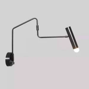Handmade Single Light Articulated Wall Sconce Mid-Century Modern Brass Wall Lamp - Picture 1 of 11