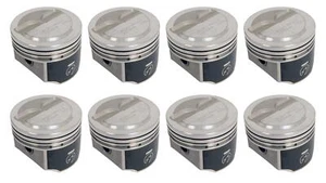 SPEED PRO Forged 5.3cc Dome Coated Skirt Pistons Set/8 for Chevy SB 327 L79 030 - Picture 1 of 7