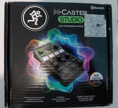 Mezclador de transmisión en vivo de escritorio Mackie M-Caster Studio - negro Foto 1 de 4