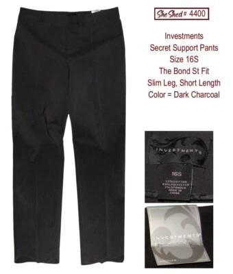 Pantalones ajustados para mujer Investments Secret Support talla 16S nuevos con etiquetas Foto 1 de 4
