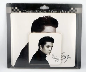 Unused in Packaging Elvis~ The King Computer Mouse Mat and Coaster Set - Picture 1 of 3