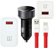 Original OnePlus DASH Power Adapter WARP 30watt Wall Charger C Cable 4A Fast Car