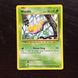 Weedle 5/108 Pokemon Evolutions XY Regular Common Card NM - Picture 1 of 2