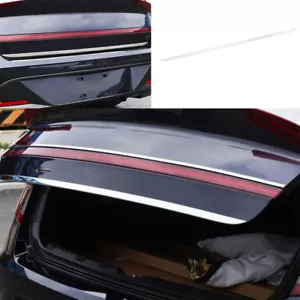 Chrome Polished Rear Tailgate Trunk Lid Cover Trim For Hyundai Sonata 2020-2023 - Picture 1 of 8