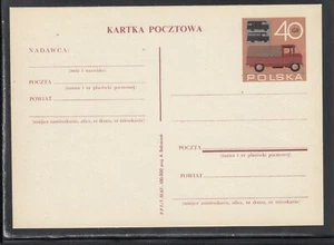 Polen Verkehr Traffic Polen Ganzsache ** 1967 - Picture 1 of 1