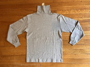 VINTAGE Gap Turtleneck Long Sleeve Shirt Youth XXL Grey - Picture 1 of 9