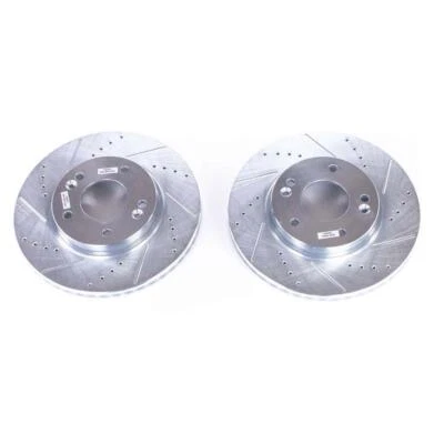 PowerStop Disc Brake Rotor Set - Fits Hyundai Elantra 2011-2019, Hyundai Elantra Foto 1 de 4