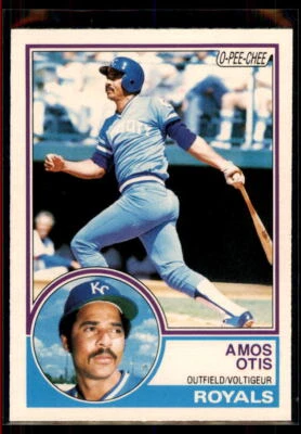 1983 O-Pee-Chee Amos Otis #75 Kansas City Royals - Image 1 of 2
