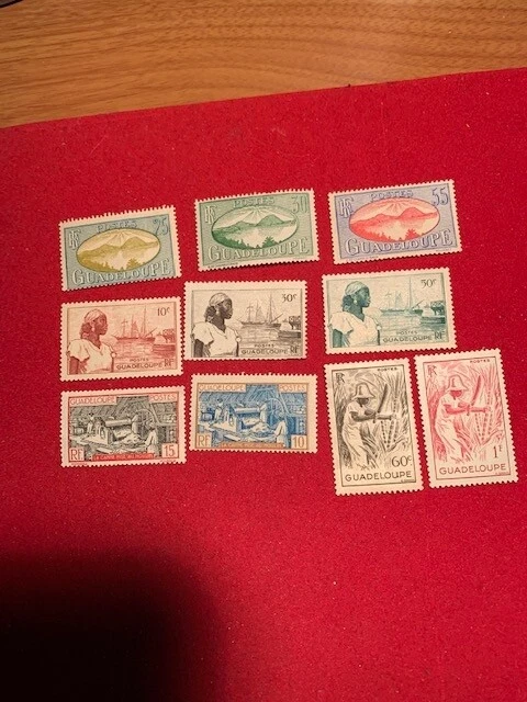 Guadeloupe Mint  Collection of Late Colonial Issues - Image 1 of 1
