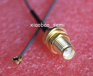 10 piezas Cable 15 cm SMA hembra mamparo jack a tarjeta IPX U.fl PCI 1,13 mm 6" pigtail - Imagen 1 de 2