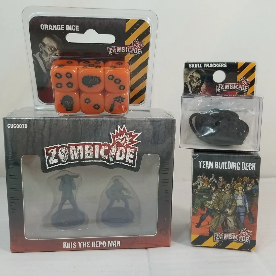Zombicide Orange Dice Set Guillotine Games Colgug0034