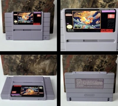 WING COMMANDER (SUPER NINTENDO, SNES 1992) AUTHENTIC VIDEO GAME CARTRIDGE  - Image 1 of 4