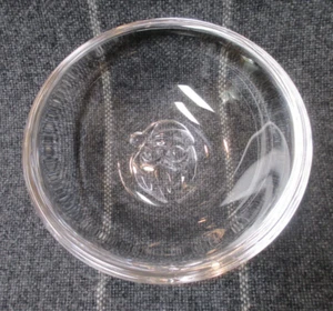 Orrefors Sweden Clear Crystal Sweetie Santa Bowl - Martti Rytkonen - Picture 1 of 5