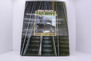 Atlante Mondiale delle Ferrovie di O.S. Nock Grande Copertina Rigida Ottime Condizioni - Foto 1 di 2
