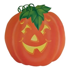 Vintage Amscan Halloween Die Cut Decorations Jack O Lantern Pumpkins - Picture 1 of 4