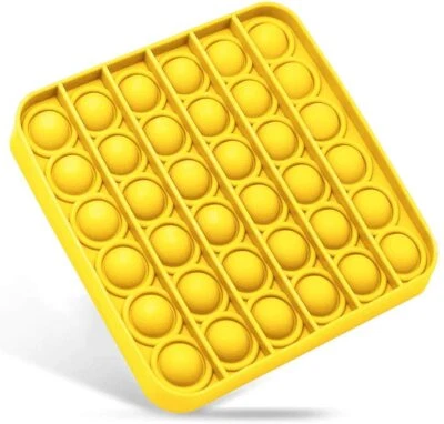 Brinquedo sensorial de silicone Push Pop escritório ansiedade alívio do estresse jogo de bolhas - Imagem 1 de 4