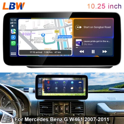 10.25'' Android Car GPS For Mercedes Benz G W461 2007-2011 Stereo Carplay 4G+64G - Image 1 of 4