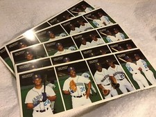 1991 Mothers Cookies “The Griffey’s Father and Son” -  5 uncut sheets + bonus**