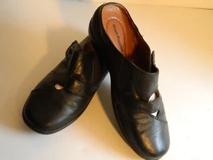 Zuecos Hush Puppies Mujer Mules Zapatos Cuero Marrón Plantillas Acolchadas Talla 8 M - Imagen 1 de 6